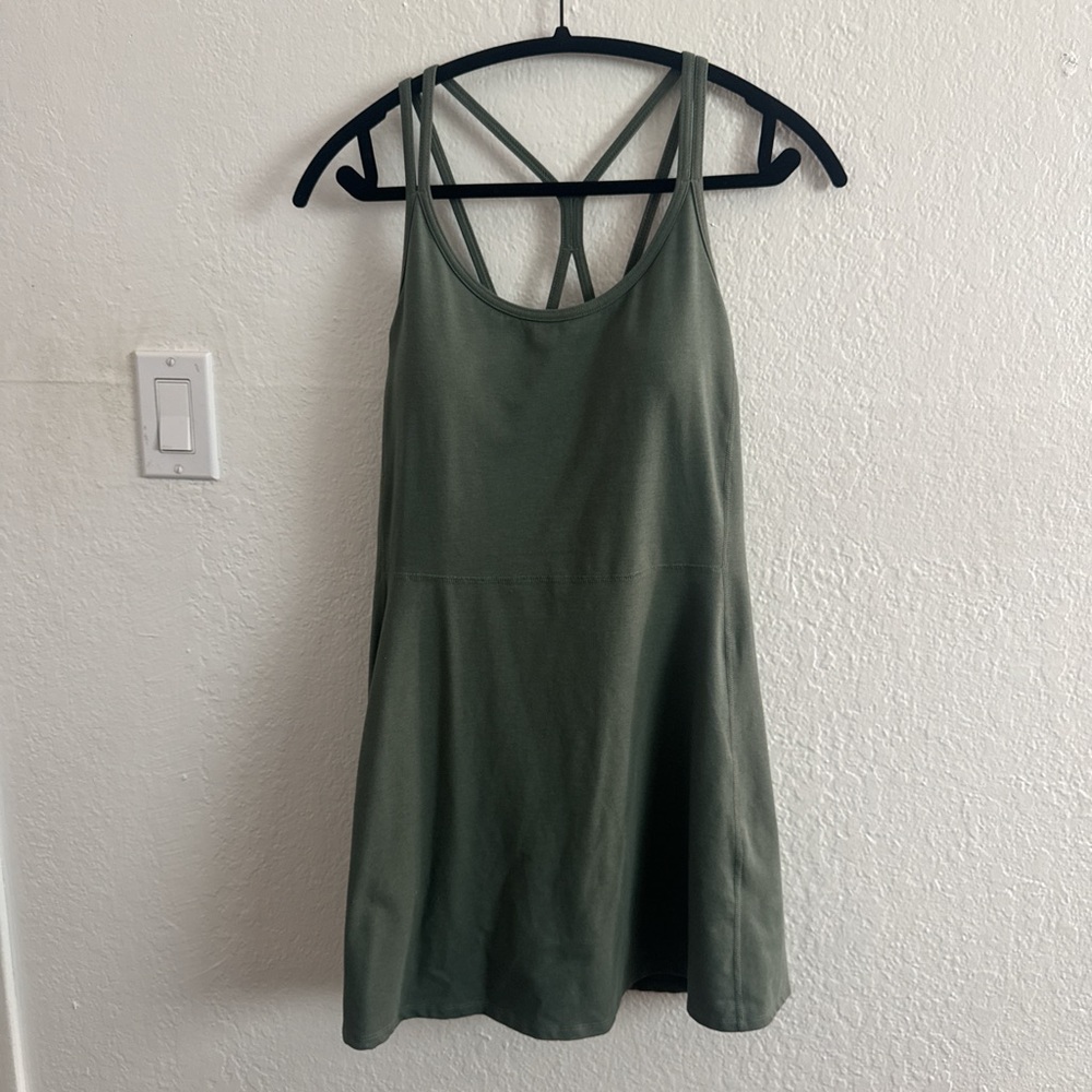 Old Navy Olive Green Mini Dress